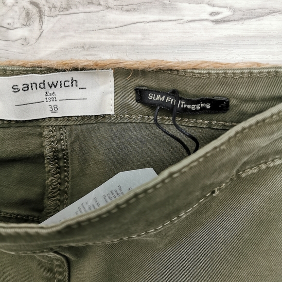 SIZE 8 SANDWICH Slim fit Tregging Dress Pants NWT - Picture 4 of 11